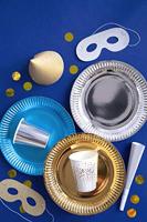 Glitter feesttoeters Zilver - 4 Stuks - thumbnail