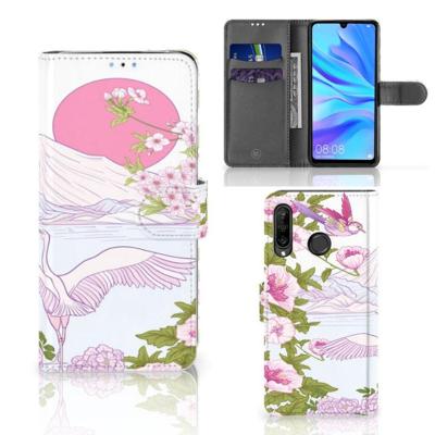 Huawei P30 Lite (2020) | Telefoonhoesje | Met pasjeshouder | Bird Standing