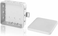 F-Tronic E125 Aftakkast (l x b x h) 75 x 75 x 40 mm Lichtgrijs IP54 10 stuk(s) - thumbnail