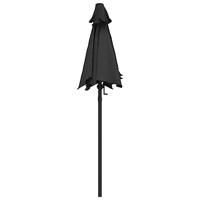 Parasol 200x224 cm aluminium antraciet - thumbnail