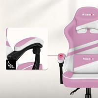 Huzaro Force 4.4 Roze Mesh gamestoel - thumbnail