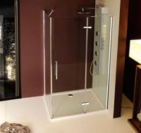 Douchebak Marmer Sapho Karia 120x90x4 cm Rechthoek Wit Sapho - thumbnail