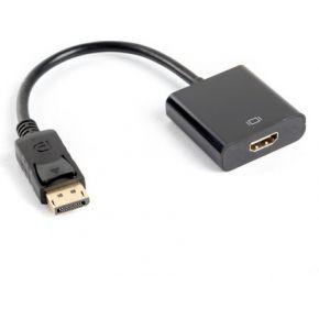 Adapter DisplayPort naar HDMI Lanberg AD-0009-BK Zwart 10 cm