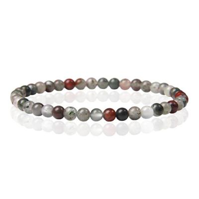 Memphis Natuursteen Armband - 4mm Bloodstone Memphis Natuursteen Armband - 4mm Bloodstone
