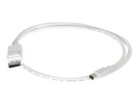 1m Mini DisplayPort to DisplayPort Adapter Cable 4K UHD - White - DisplayPort kabel - Mini DisplayPort (M) naar DisplayPort (M) - 1 m - wit - thumbnail