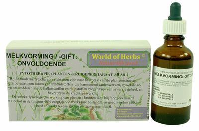 WORLD OF HERBS FYTOTHERAPIE ONVOLDOENDE MELKVORMING /-GIFT 50 ML