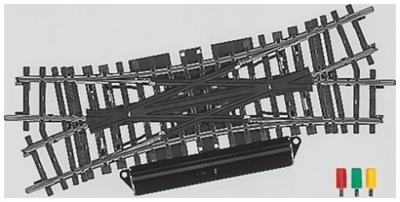 H0 Märklin K-rails (zonder ballastbed) 2260 Engels wissel, Dubbel 168.9 mm 1 stuk(s) H0 Märklin K-rails (zonder ballastbed) 2260 Engels wissel, Dubbel 168.9 mm 1 stuk(s)