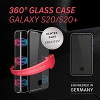 Black Rock Cover 360° Glass Voor Samsung Galaxy S20 Zwart - thumbnail