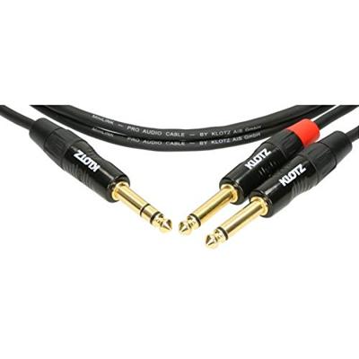 Klotz KY1-300 Insert Y-kabel met jack-aansluitingen 3 meter Klotz KY1-300 Insert Y-kabel met jack-aansluitingen 3 meter