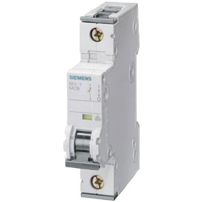 Siemens 5SY41067 5SY4106-7 Zekeringautomaat 1-fasig 6 A 440, 230 Siemens 5SY41067 5SY4106-7 Zekeringautomaat 1-fasig 6 A 440, 230