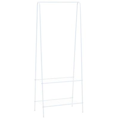 Kledingrek 59x35x150 cm wit