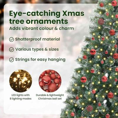 Kunstkerstboom met 300 LED met standaard Groen 180 cm PE en PVC