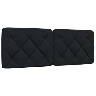 Bedframe met LED zonder matras 120x200 cm stof zwart