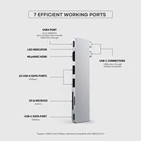 Satechi Pro Hub Slim USB-C dockingstation - thumbnail