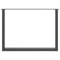 Salontafelpoten 2 st U-vormig 100x(72-73) cm staal antraciet - thumbnail