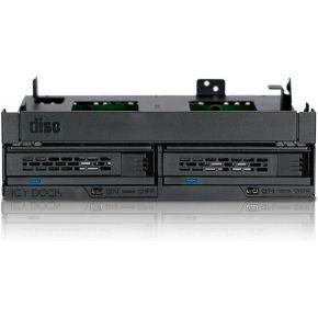 Icy Dock MB732SPO-B 2x2,5 SATA mobile rack+ Ultra Slim ODD voor extern 5,25