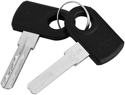 Axa Ringslot defender retractable met uitneembare sleutel - zwart