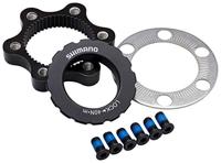 Remschijfadapter Shimano SM-RTAD05 van 6-bouts remschijf naar Center Lock naaf - thumbnail