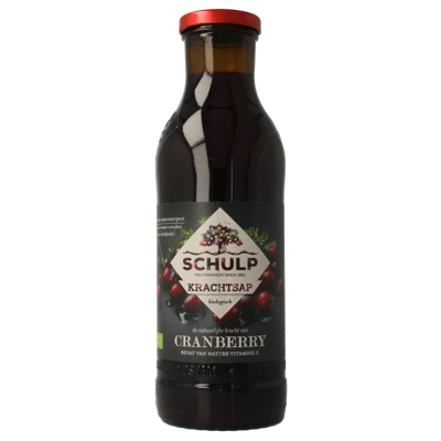 Krachtsap cranberrysap puur bio 750 Milliliter Krachtsap cranberrysap puur bio 750 Milliliter