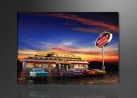 Schilderij - USA Retro, Multi-gekleurd, 80X60cm, 1luik - thumbnail