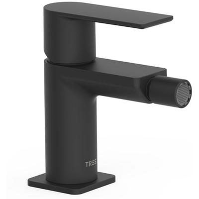 Bidetkraan Tres Loft | Opbouw | Mengkraan | 1-hendel | Rond | Zwart mat