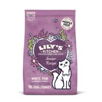 Lily's Kitchen - Gezond en lekker droogvoer met vis voor senior katten - 800 g - thumbnail