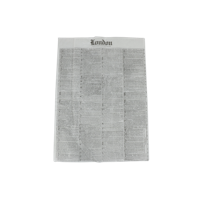 Vel | snackvel | papier + paraffinecoating | 406x305mm | London newspaper | 4000 stuks - thumbnail