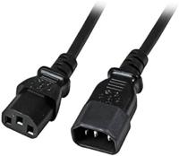 EFB Elektronik Stroom Aansluitkabel 2 m Zwart - thumbnail