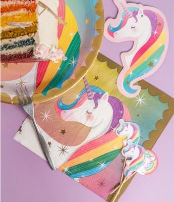 Swirl decorations unicorn