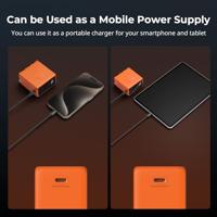 SmallRig 4576 NP-F970 USB-C Rechargeable Camera Battery, orange - thumbnail