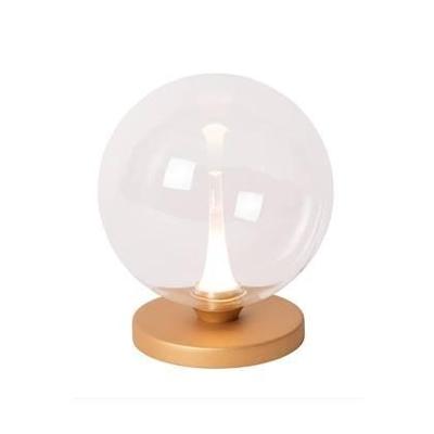 Lucide GISELA - Tafellamp - Ø 16 cm - LED Dimb. - 1x5W 2700K - Transparant | Premium