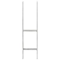 Grondankers 6 st 14x6x60 cm gegalvaniseerd staal zilverkleurig - thumbnail