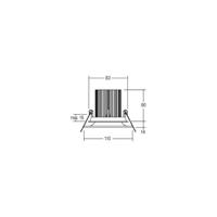 Brumberg 12406073 12406073 LED-inbouwlamp LED 10 W Wit - thumbnail