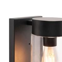 QAZQA Smart buitenwandlamp zwart IP44 incl. Wifi ST64 - Jarra - thumbnail