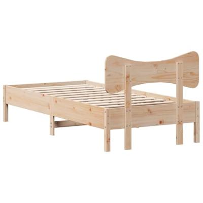 Bedframe zonder matras massief grenenhout 90x200 cm