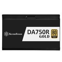 SilverStone da750r-gm gold, modulaire 750 watt voeding (zwart, 4x pcie) - thumbnail