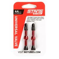 STANS Stan's valve stem aluminium (pair) - universal, presta - red - 44mm - thumbnail