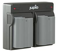 Jupio Kit: 2 x camera-accu EN-EL15B 1700mAh + USB Dual lader - thumbnail