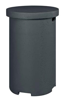 Cocoon enclosure bijzettafel rond antraciet