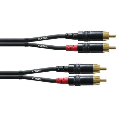 Cordial CFU 0.3 CC Rean stereo RCA tulpkabel 30cm