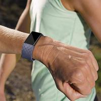 Fitbit Charge 2 siliconen bandje - Maat: Small - Paars - thumbnail