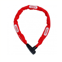 Abus citychain 6800/85 rood - fietskettingslot - thumbnail