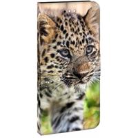 Apple iPhone 7 Plus | 8 Plus | Telefoonhoesje | Met pasjeshouder | Baby Luipaard - thumbnail