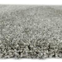 Hoogpolig Vloerkleed Shaggy Deluxe - Zilver - 200 x 290 cm - thumbnail