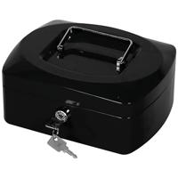 Q-CONNECT geldkoffer, 205 x 160 x 85 mm, zwart - thumbnail