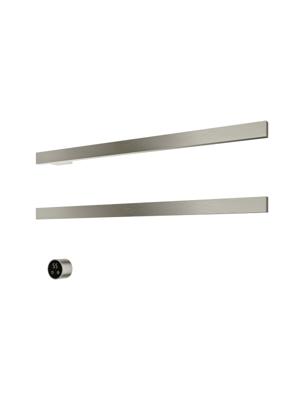 Hotbath &MORE set van 2 rails RAS80 SQUARE 80 cm met separate schakelaar en inbouw element Geborsteld Nikkel (RAS80-2GN) Hotbath &MORE set van 2 rails RAS80 SQUARE 80 cm met separate schakelaar en inbouw element Geborsteld Nikkel (RAS80-2GN)