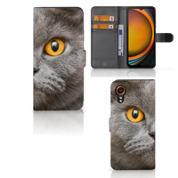 Telefoonhoesje | Met pasjeshouder | Samsung Galaxy Xcover 7 Britse Korthaar - thumbnail