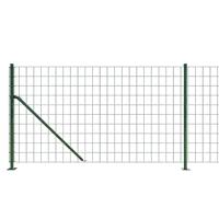 VidaXL Draadgaashek met flens 0,8x25 m groen - thumbnail