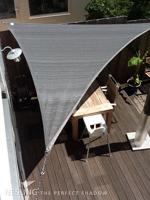 Nesling Coolfit schaduwdoek vierkant antraciet 5 x 5 x 5 meter - thumbnail
