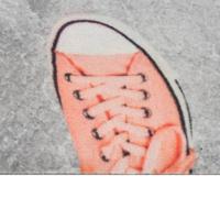 Keukenmat wasbaar shoezone-print 45x150 cm fluweel - thumbnail